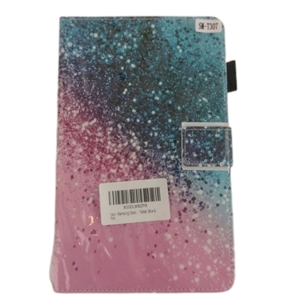 Samsung Galaxy Tablet Case Blue & Pink Electronics SM-T307 8" X 5" Cover NWT
